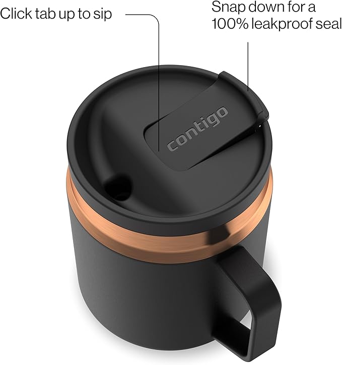Contigo SnapSeal 14 oz Stainless Steel Vacuum-Insulated Water Bottle