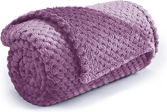 Pet Blanket Warm Soft Dog Blankets Washable Cat Throw Blankets Sofa Bed Couch Furniture Protector Cover for Small Medium Large Dogs Cats, Pink, 63" x 79"