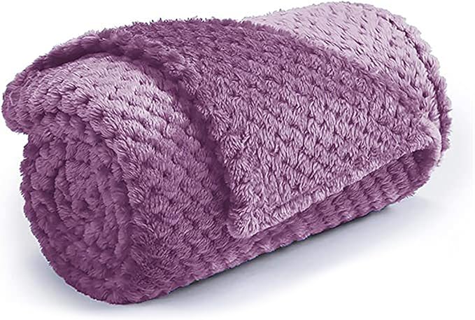 Pet Blanket Warm Soft Dog Blankets Washable Cat Throw Blankets Sofa Bed Couch Furniture Protector Cover for Small Medium Large Dogs Cats, Pink, 39" x 63"