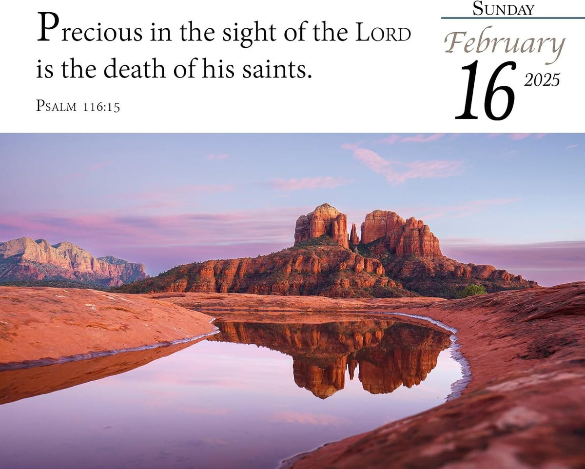 Verse for the Day Calendar 2025 - Daily Bible Calendar with KJV Scripture - 365 Pages