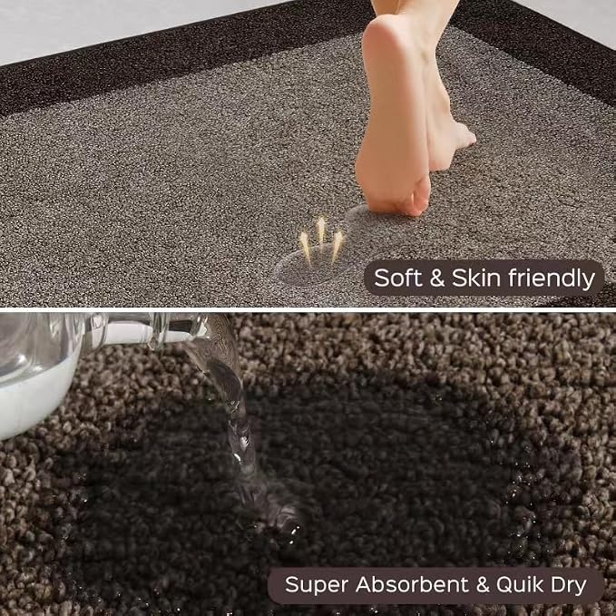 Machine Washable Runner Rug 32" x 168", Non Slip Kitchen Rug