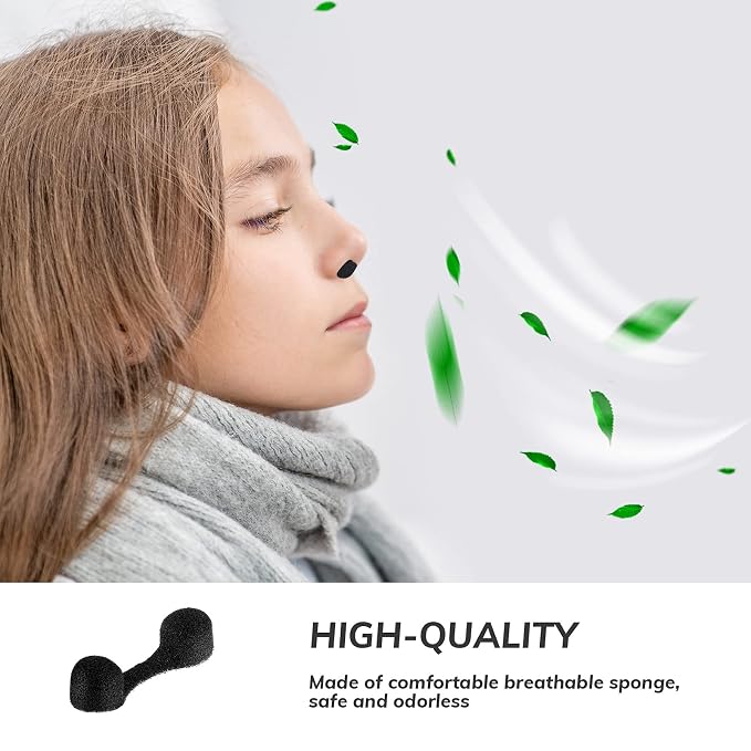Tondiamo 100 Pieces Nose Plug Filter Disposable Nose Filter Sponge