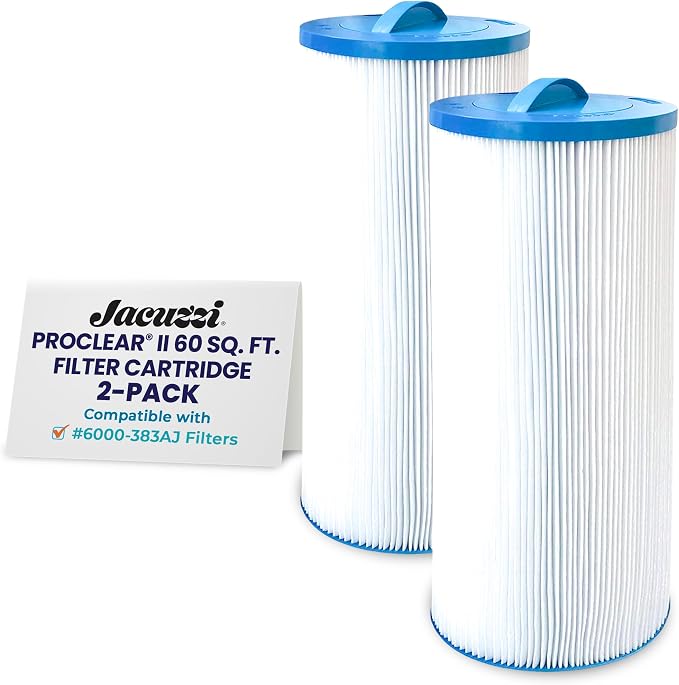 Jacuzzi ProClear II 60 Sq Ft Replacement Filter Cartridge 6000-383AJ2, Fits