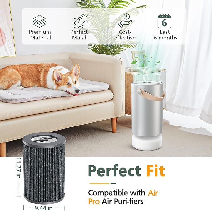 Air Pro PECO-HEPA Filters Replacement Compatible