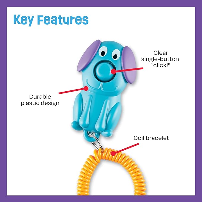 Brightkins Smarty Pooch Training Clicker: Puppy - 1 Piece, Enrichment Dog Training and Obedience Games, Interactive Gift for Puppies