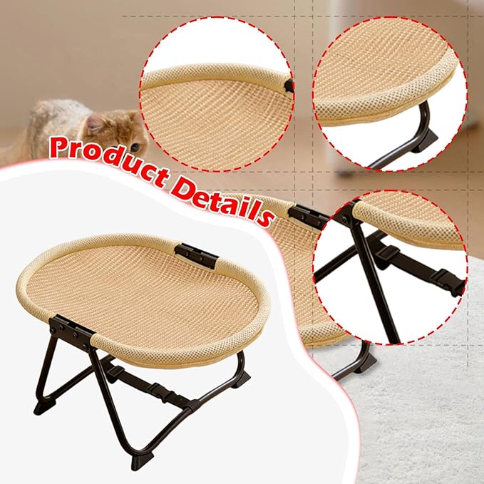 Elevated Pet Bed Furniture Accessories Indoor Portable up Versatile with Storage Bag Outdoor Heavy Duty Sturdy