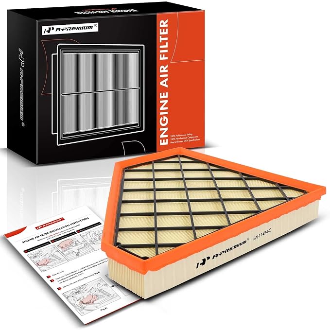 A-Premium Front Engine Air Filter Compatible