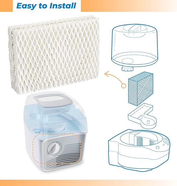 ANTOBLE 4 Pack WF813 Humidifier Filter Replacement