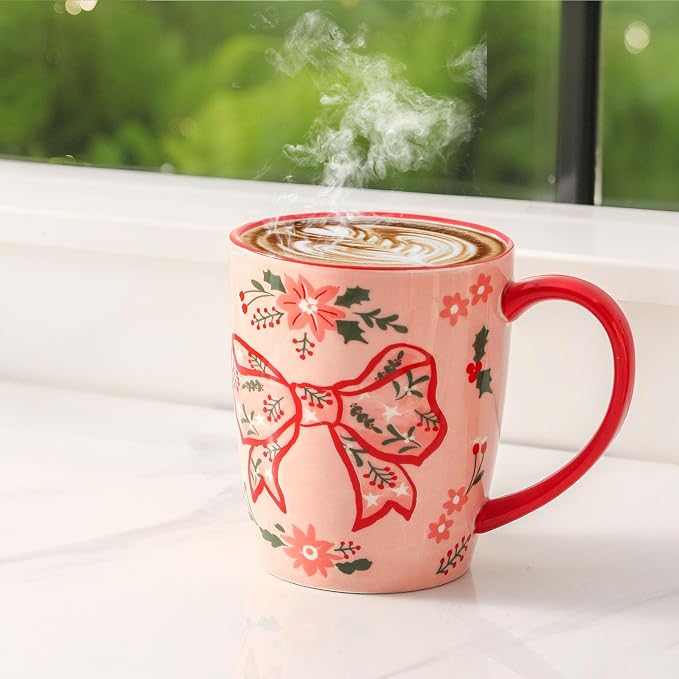 HASENSE Coffee Mugs Set of 4, 16oz Ceramic Cups