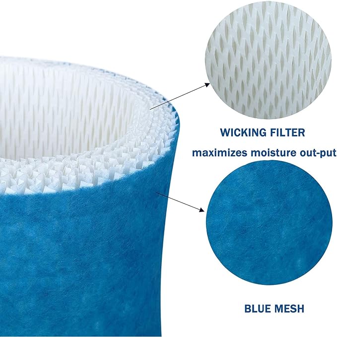 Upgraded Humidifier Wicking Filters Replacement Compatible