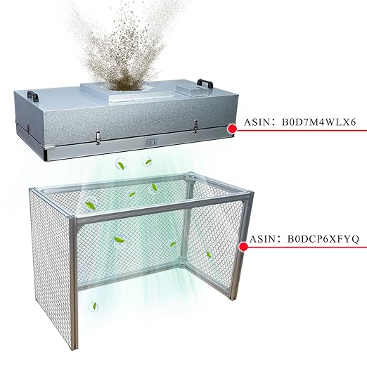 JJFFTAO，HEPA H14-Filter Laminar Flow Hood Updated FanFilter Unit（Include HEPA