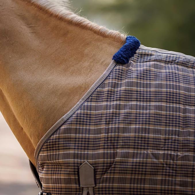 Country Pride Highland 1200D Lightweight Stable Blanket (78, Tan Plaid)