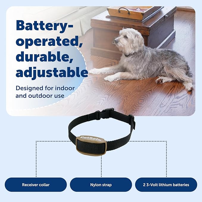 PetSafe Pawz Away Extra Receiver Collar - Waterproof Receiver Collar - Pet-Proofing System for Dogs & Cats - Additional Receiver Collar - System Sold Separately