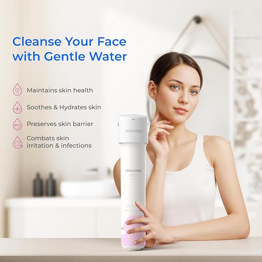 Waterdrop BFU1 Water Filter for Bathroom for Face Care, Soft Water,