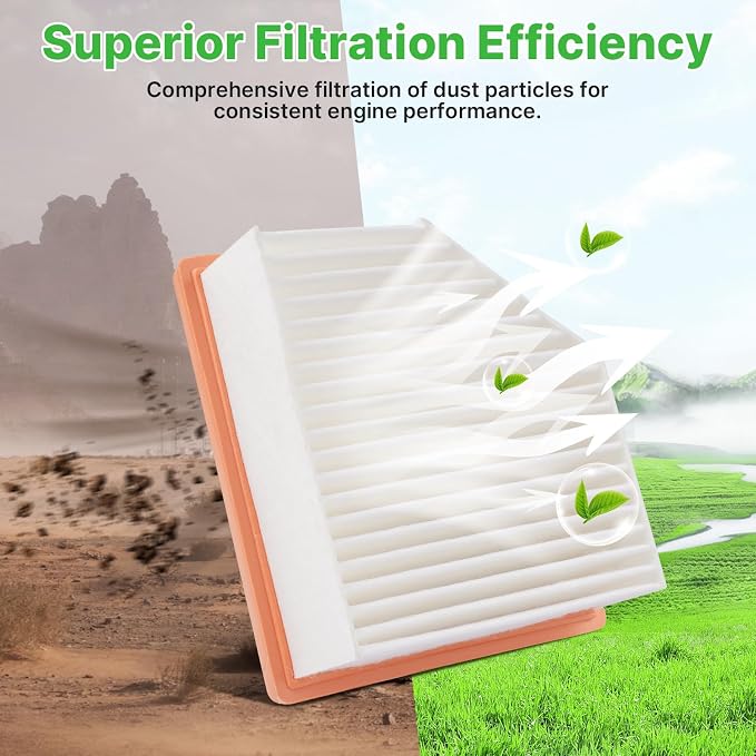 2PCS Engine Air Filter Fit for Nissan Rogue 2021 2022 2023 2024 2025 2026 2.5L