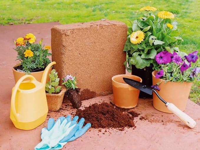 Coconut Coir for Plants 100-Pack – 2.6 Cu. Ft. Compressed Coconut Coir Bricks, 10 lb. Organic, Low EC, pH Balanced Coco Peat for Indoor & Outdoor Gardening, Potting Soil, Indoor Plant Soil