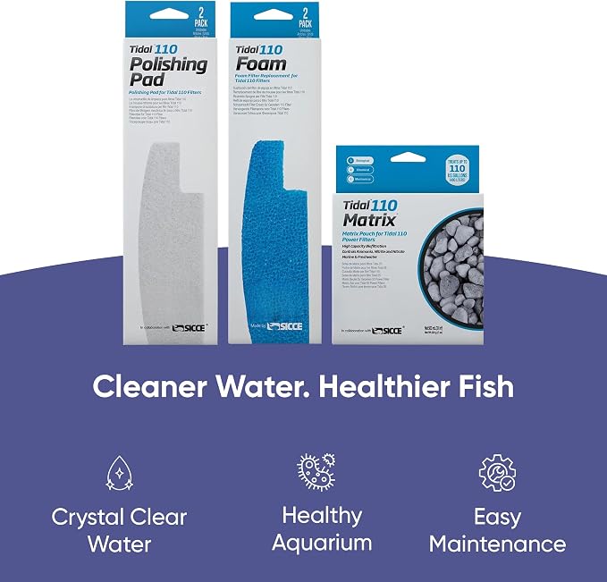 Tidal 110 Filter Maintenance and Replacement Filter Media Kit, Including Gokul