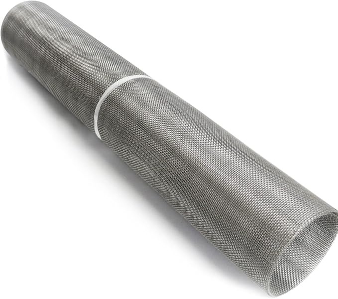 Stainless Steel Woven Wire Mesh, 14 Mesh Rodent Control Cage Net Garden Insect