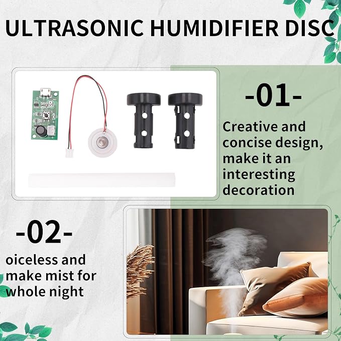4Pcs 20MM Ultrasonic Mist Maker Fogger Atomizer Atomizer Film Plate Accessories