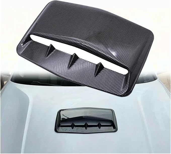 Universal Car Hood Scoop Air Flow Intake Decorative Turbo Bonnet Vent Cover