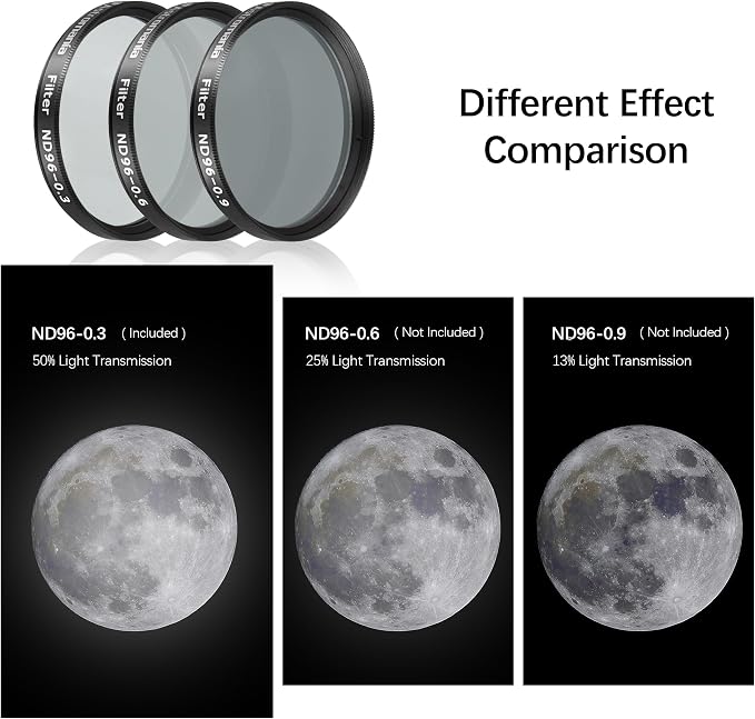 Astromania Telescope Moon Filter 2 inch, Neutral Density Telescope Filter