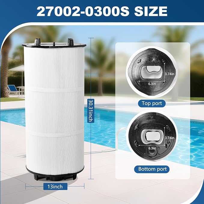 27002-0300S Pool Filter Cartridges Compatible
