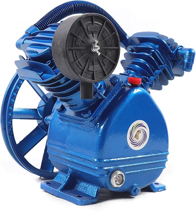 Air Compressor Pump Head 3Hp 175PSI 2-Cylinder Air Compressor Pump Pneumatic