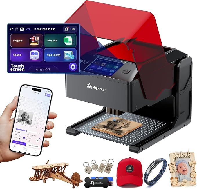 AlgoLaser 5W Smart Laser Engraver Machine: Portable Laser Engraver