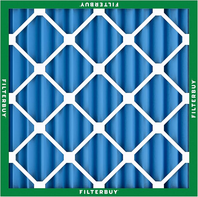 Filterbuy 12x12x2 Air Filter MERV 13 Optimal Smoke & Allergy Defense,