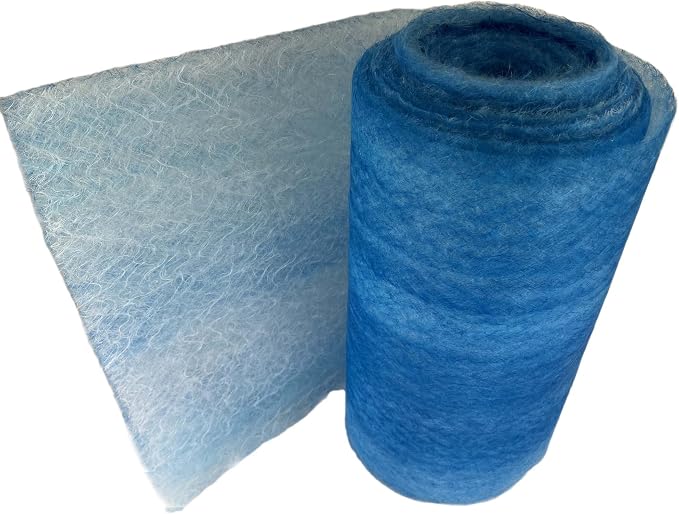 wioboy Paint Booth Exhaust Filter Roll, 18 Gram Heavy Duty Fiberglass Paint