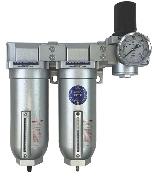 1/2" NPT Industrial Moisture Removing Particulate Filter Water Separator and Oil