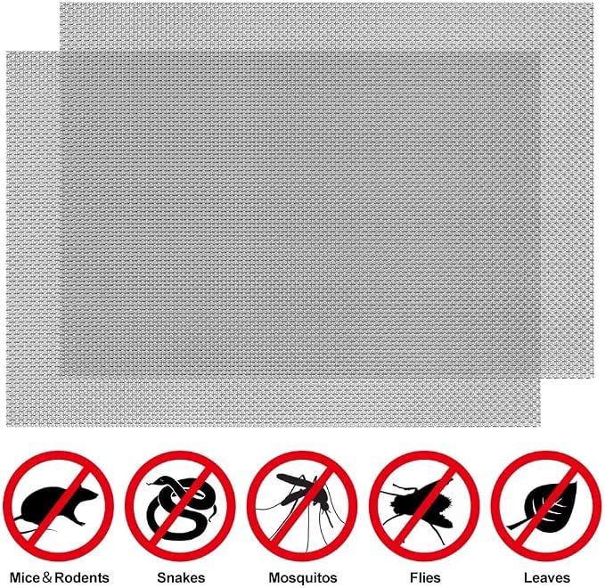 Stainless Steel Woven Wire Mesh, 14 Mesh Rodent Control Cage Net Garden Insect