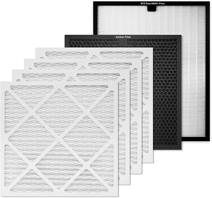 Air Scrubber Replacement Filter Set, HEPA 550/Activated Carbon/MERV-13 Filter