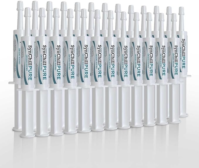 SynNutra Equine SynChill Pure 25-Pack – Non-Sedative Disposition Support for Horses – Plant-Based, L-Theanine-Free Formula for Calm, Confident Performance – 100% Natural & Competition Safe