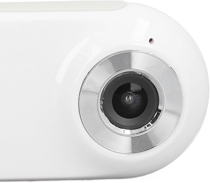 1080P HD Pet Collar Camera, 120 Super Wide Angle OTG Connection Lightweight Wireless Small Pet Sport Camera with Back Clip, Video Record & Take Photos manually for Dogs Cat (White)
