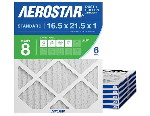 Aerostar 16.5x21.5x1 MERV 8