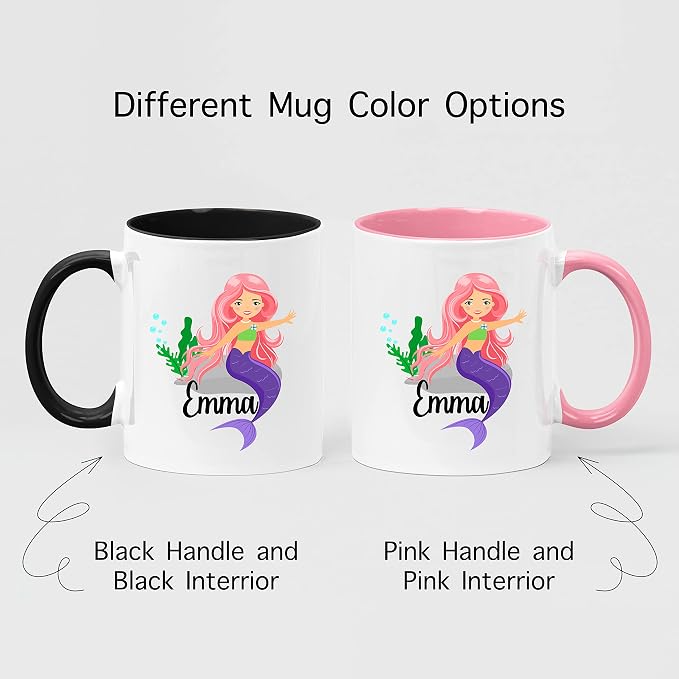 Personalized Mug for Kids, Girls | Customized Hot Chocolate, Coffee & Tea Cup |