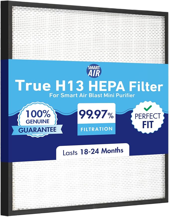 Smart Air Blast Mini True H13 HEPA Replacement Filter – 99.97% Particle
