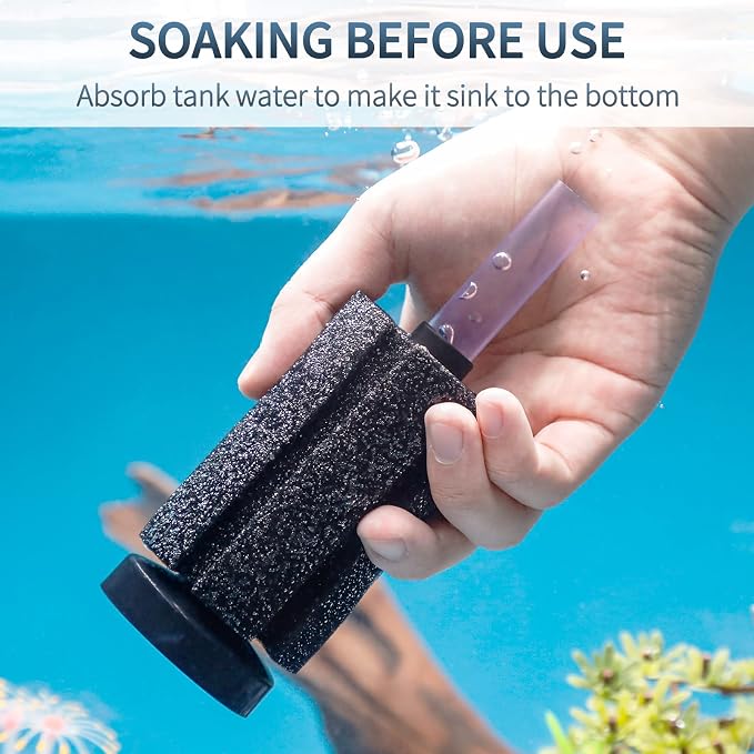 Pawfly Aquarium Bio Sponge Filter Quiet Betta Fry Shrimp and Small Fish Foam