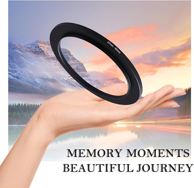 67-82mm Step-Up Ring Adapter, 67mm to 82mm Step Up Filter Ring