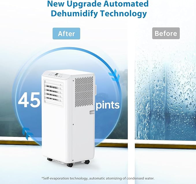 8000 BTUs Portable Air Conditioner