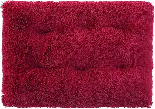 Dog Crate Mat, Dog Bed for Large Dogs, Comfy Fluffy Kennel Pad Anti-Slip for Dog beds & Furniture, Quilted Dog Bed for Pets for Medium/Small Dogs Cats (Color : Green, Size : 25x18)