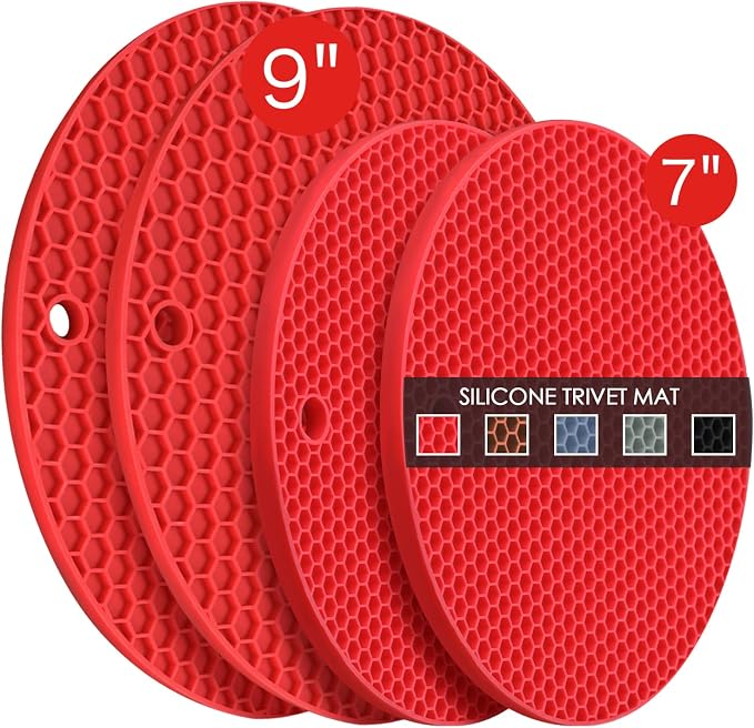 Silicone Trivets for Hot Pots and Pans