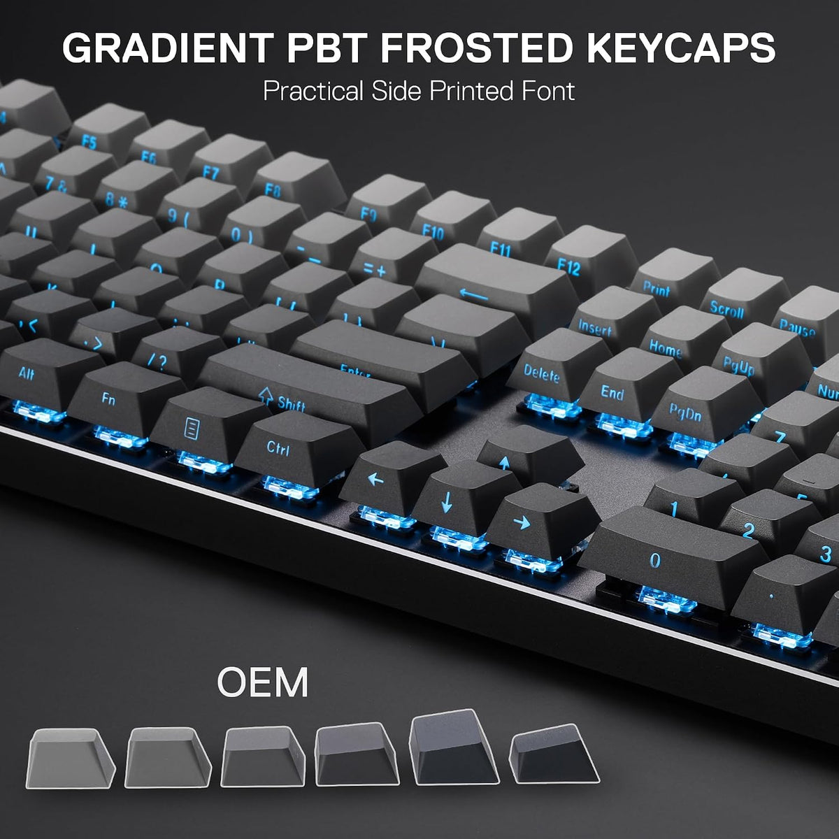 Redragon K556 PRO Wireless RGB Gaming Keyboard, Aluminum Board, PBT Keycaps