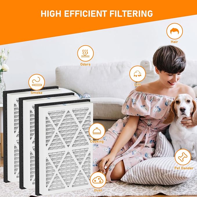 20x30x3 MERV 13 Pleated Air Filters Replacement Compatible