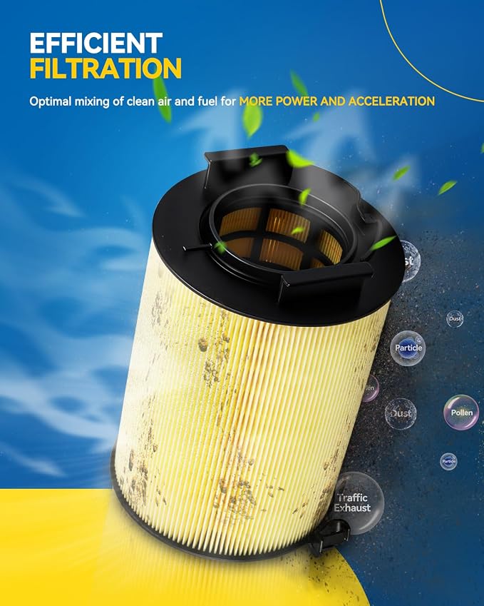 PHILTOP Engine Air Filter, CA12268 Compatible