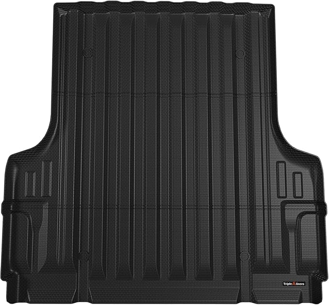 TripleAliners Truck Bed Mat Compatible with 2005-2021 Nissan Frontier Accessories 5FT Truck Bed Liner Perfectly Flush All Weather Protection TPE Heavy Duty Pickup Cargo Mat