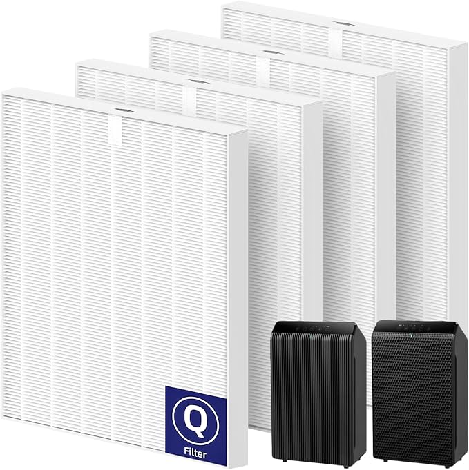 4 Pack 5510 5520 HEPA Replacement Filter Q Compatible