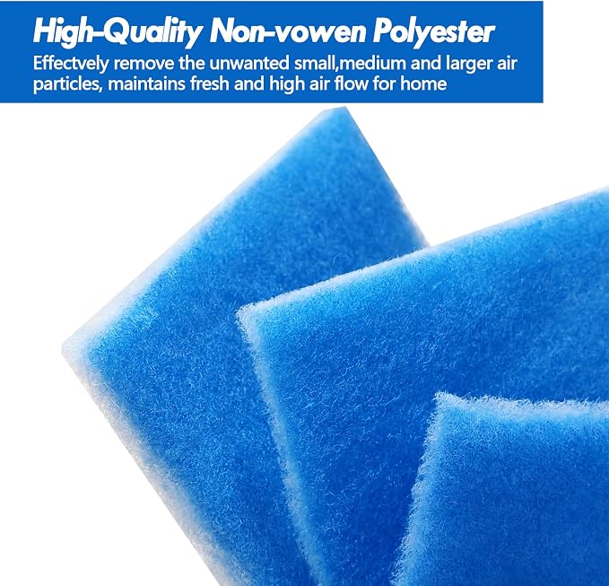 12 Pack Dryer Filter Replacement, Pre-Cut Portable Dryer Filters Compatible