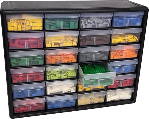 Akro-Mils 24-Drawer Plastic Drawer Storage Cabinet